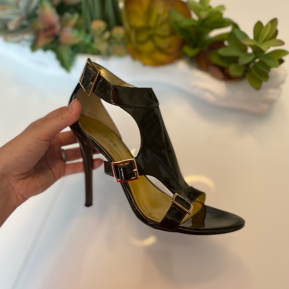Dark gold/bronze Marciano heels - Picture 3 of 16